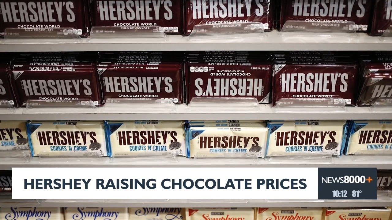 Hershey company to increase chocolate prices