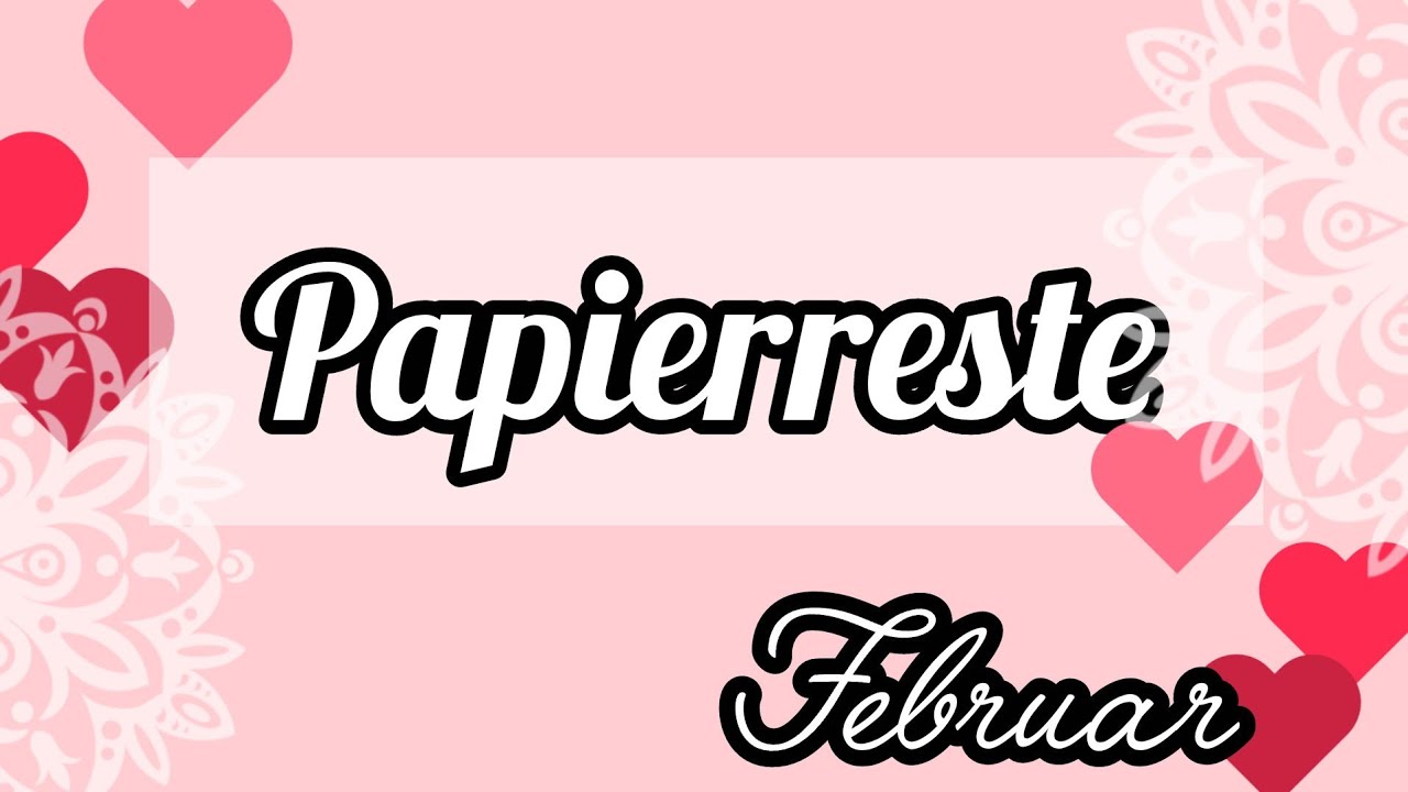 Bastelideen für Papierreste🩷❄️🩷 Papierrosetten in Herzform und rund