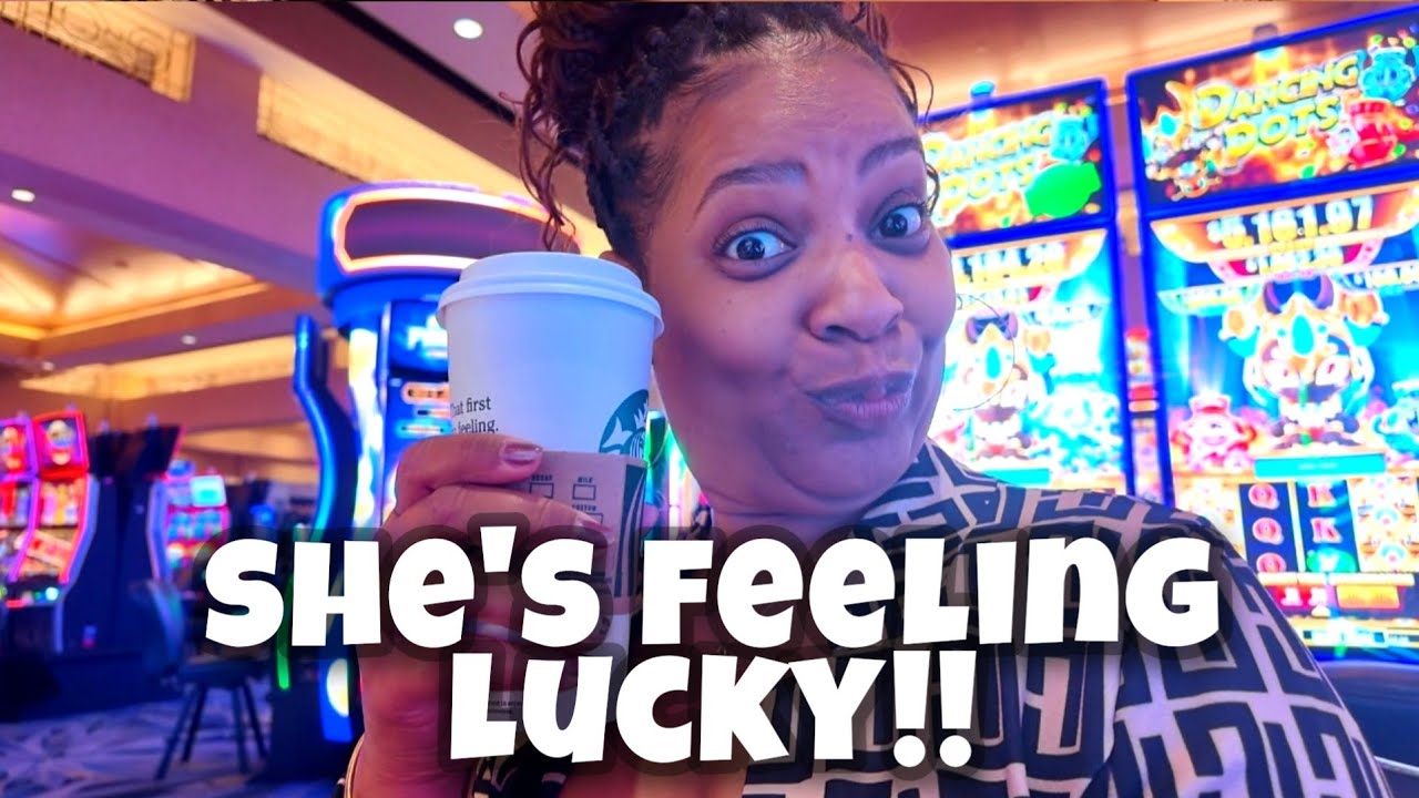 Early Morning Casino Session Had Her Feeling Lucky!!