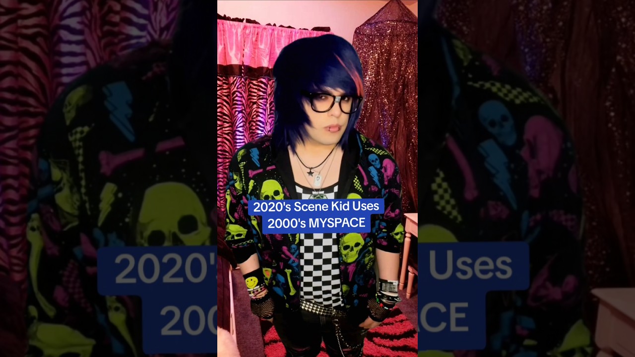 2020's Scene Kid Uses 2000's Myspace #emo #scene #alternative #2000s #myspace