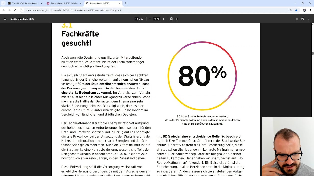Stadtwerkestudie 2025 - viel Regulierung und Bürokratie