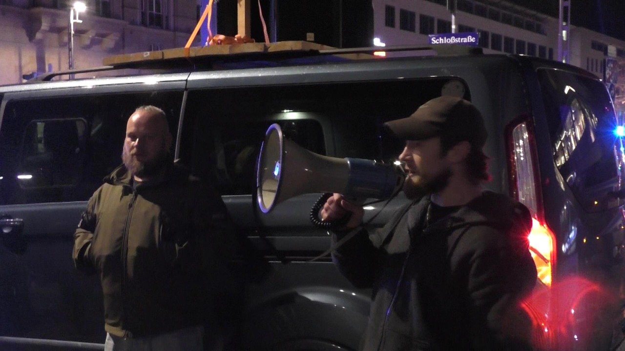 Dresden 23.2.2026 Antifa-Hass stört Christen