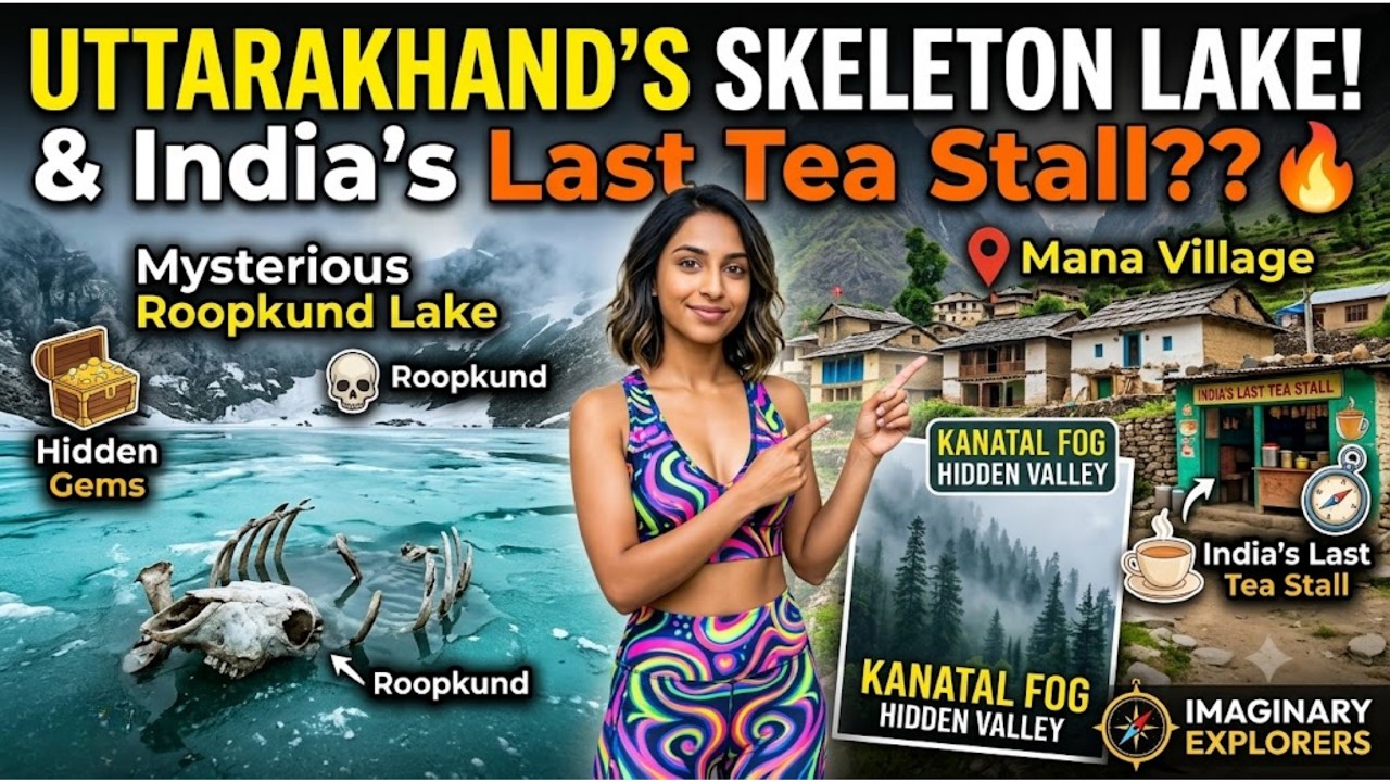 🏔️💀Found: The World's Most Mysterious 'Skeleton Lake'! 💀 & India's Actual Last Tea Stall?