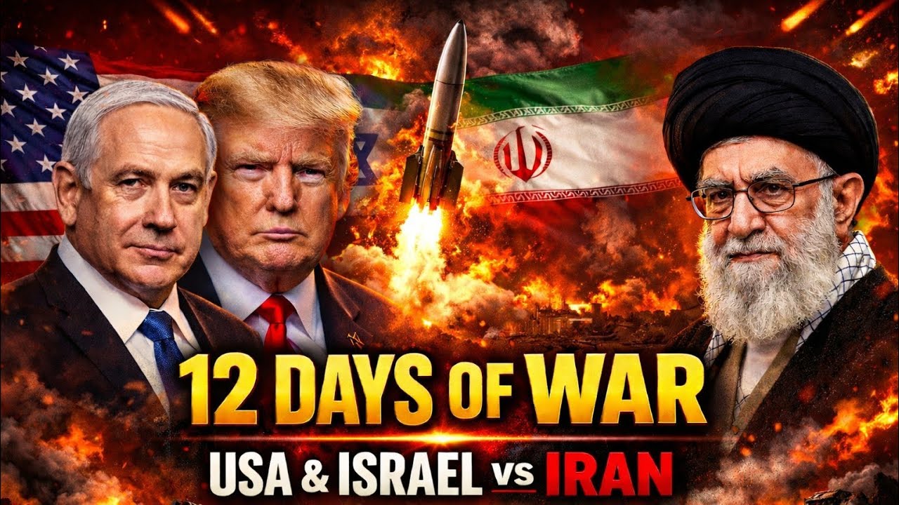 12 Days Of War USA and ISRAEL vs IRAN| Major Updates| War May Be escalate.