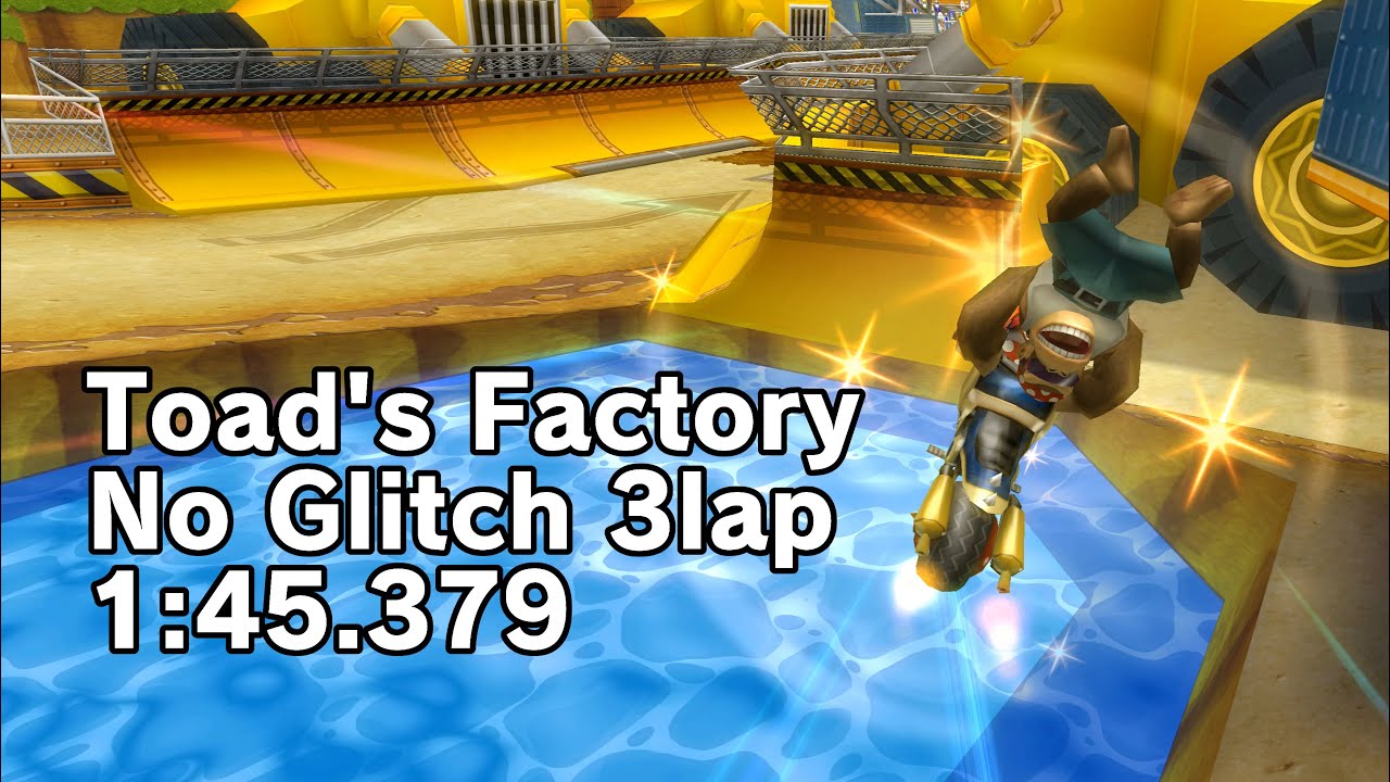 [MKWii TAS] Toad's Factory (No-Glitch) - 1:45.379