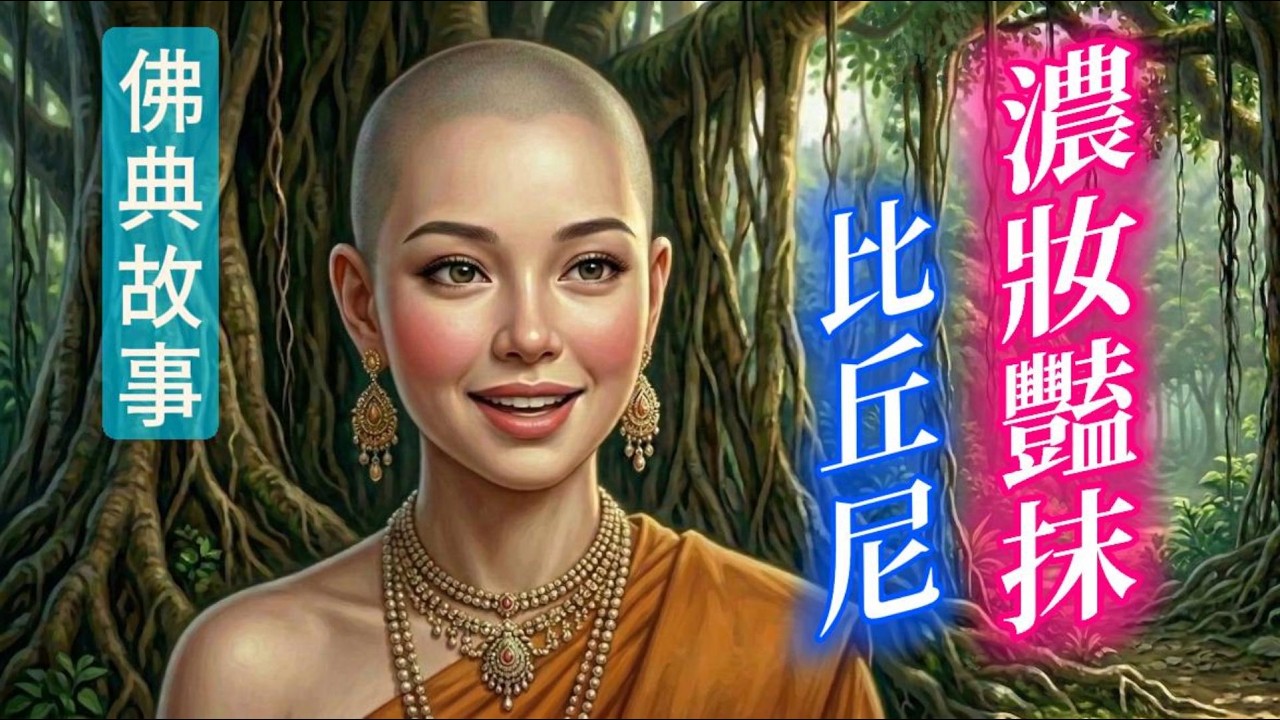 【佛典故事】貪財退道的比丘，遇到濃妝豔抹的比丘尼