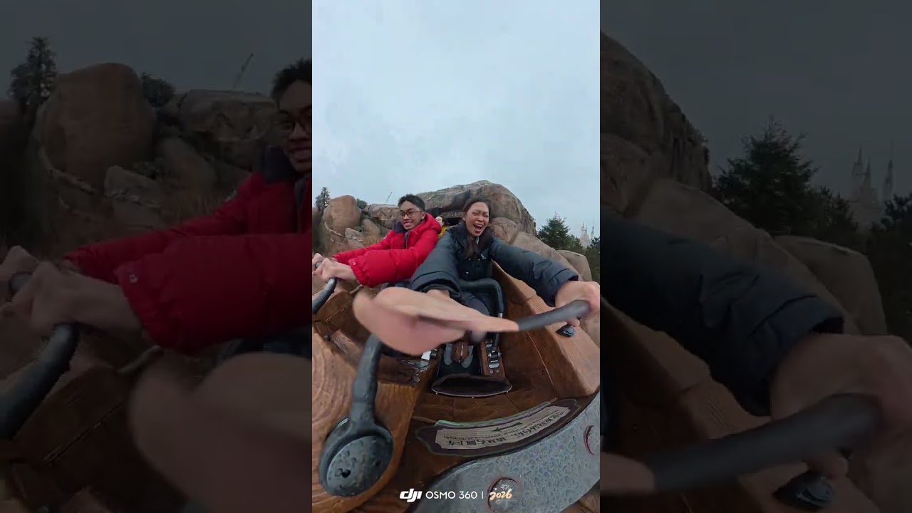 Seven Dwarfs Mine Train using Dji Osmo 360