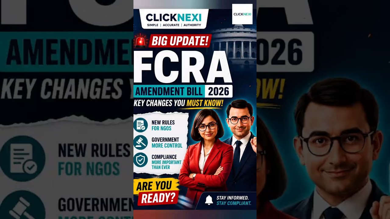 🚨 FCRA Amendment Bill 2026: Biggest Update for NGOs & Trusts Explained