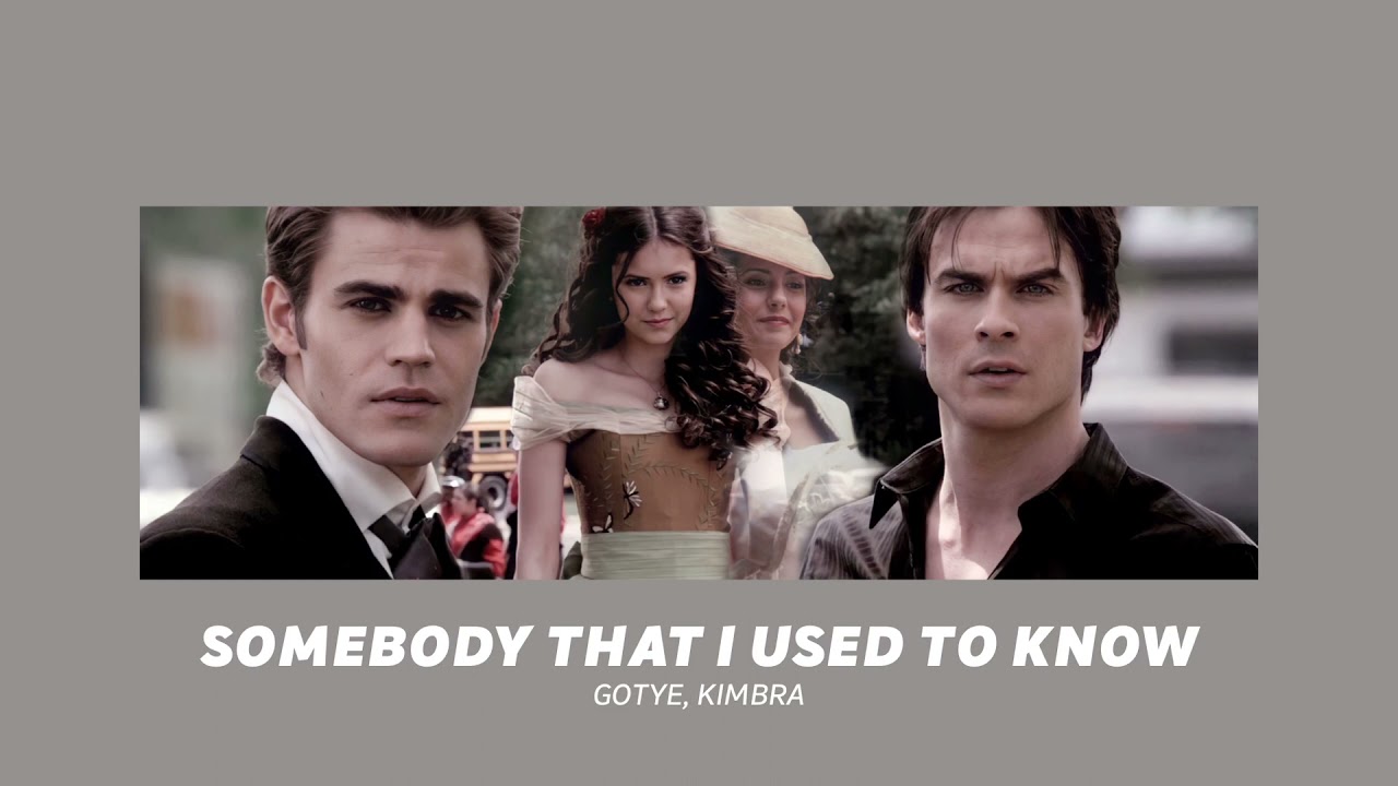 ( slowed down ) somebody that i used to know