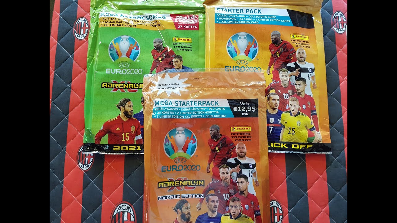 PANINI EURO 2020 KICK OFF 2021 - UNBOXING 3 R&Oacute;ŻNYCH STARTERPACK&Oacute;W - WĘGRY vs DANIA vs FINLANDIA !!!