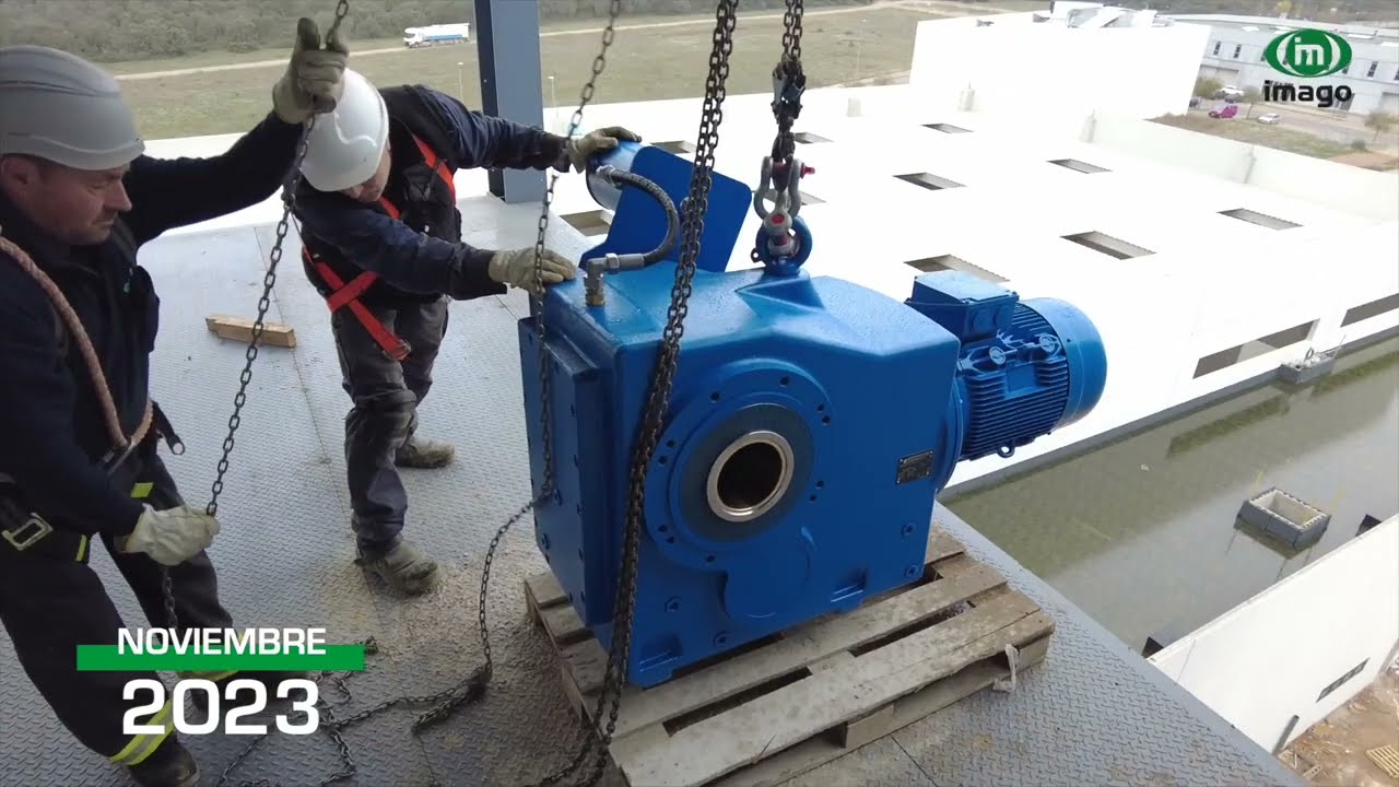 Montaje fábrica de piensos para primeras edades de ISF by Farm Faes en Huesca - FASE INICIAL