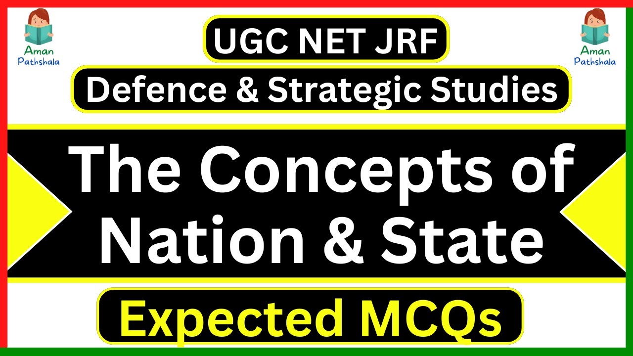 Concept of Nation & State UGC NET Defence & Strategic Studies Most Expected MCQs