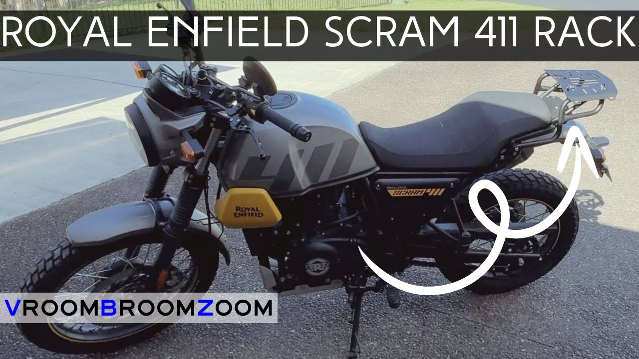 Багажная полка Royal Enfield SCRAM 411: задний багажник на Aliexpress