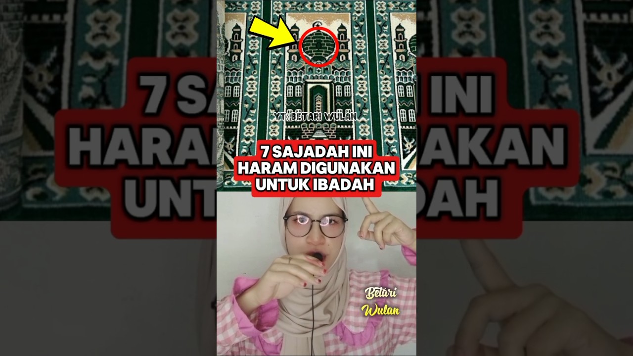 7 SAJADAH YANG DILARANG DALAM ISLAM #shorts