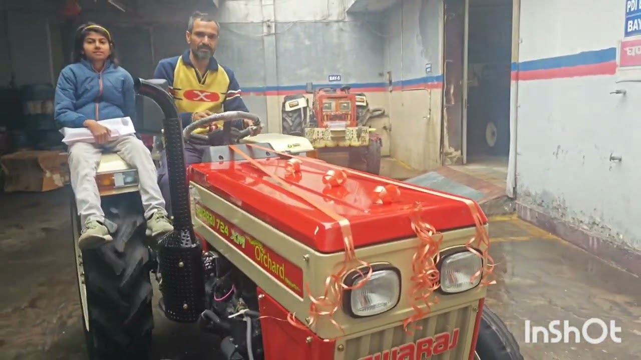 Swaraj 724 XM Orchard - The best mid size tractor delivery video