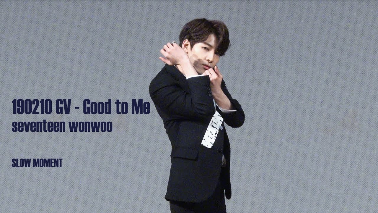 190210 GV 세븐틴 SEVENTEEN 'Good to Me' 직캠 [원우 focus]