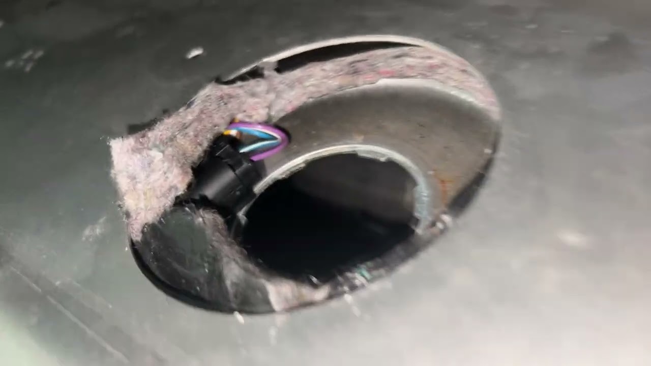 mercedes r230 SL gas tank rattle fix with magnets (sl500 sl600 sl55 sl550)
