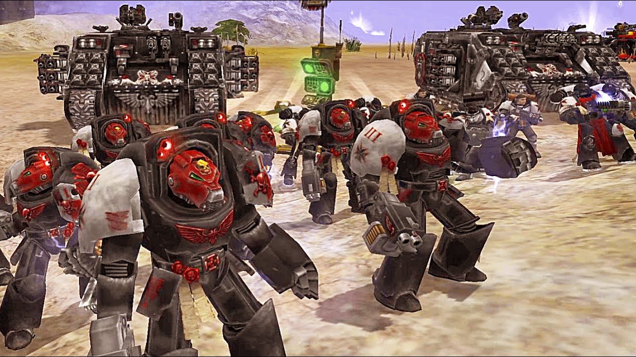 Unification Mod 2021 | Black Templars & Legion of the Damned vs Chaos Demons - Dawn of War Soulstorm