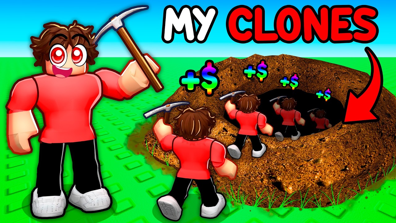 Duplicating Myself To Mine Infinite Ores In Roblox...