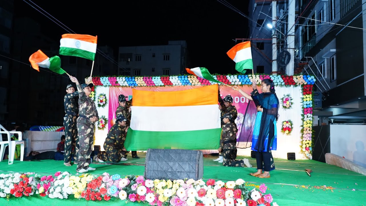 Army Song.|| 10th Annual Day Celebrations.|| Sparkling Stars School, Guntur.||