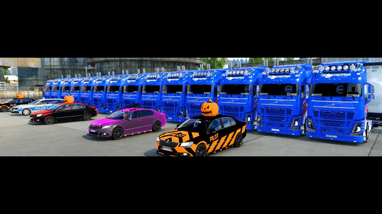 ETS 2  TruckersMP   OPEN HALLOWEEN CONVOY VTC GTLEGION | OCTOBER  24.10.2025p
