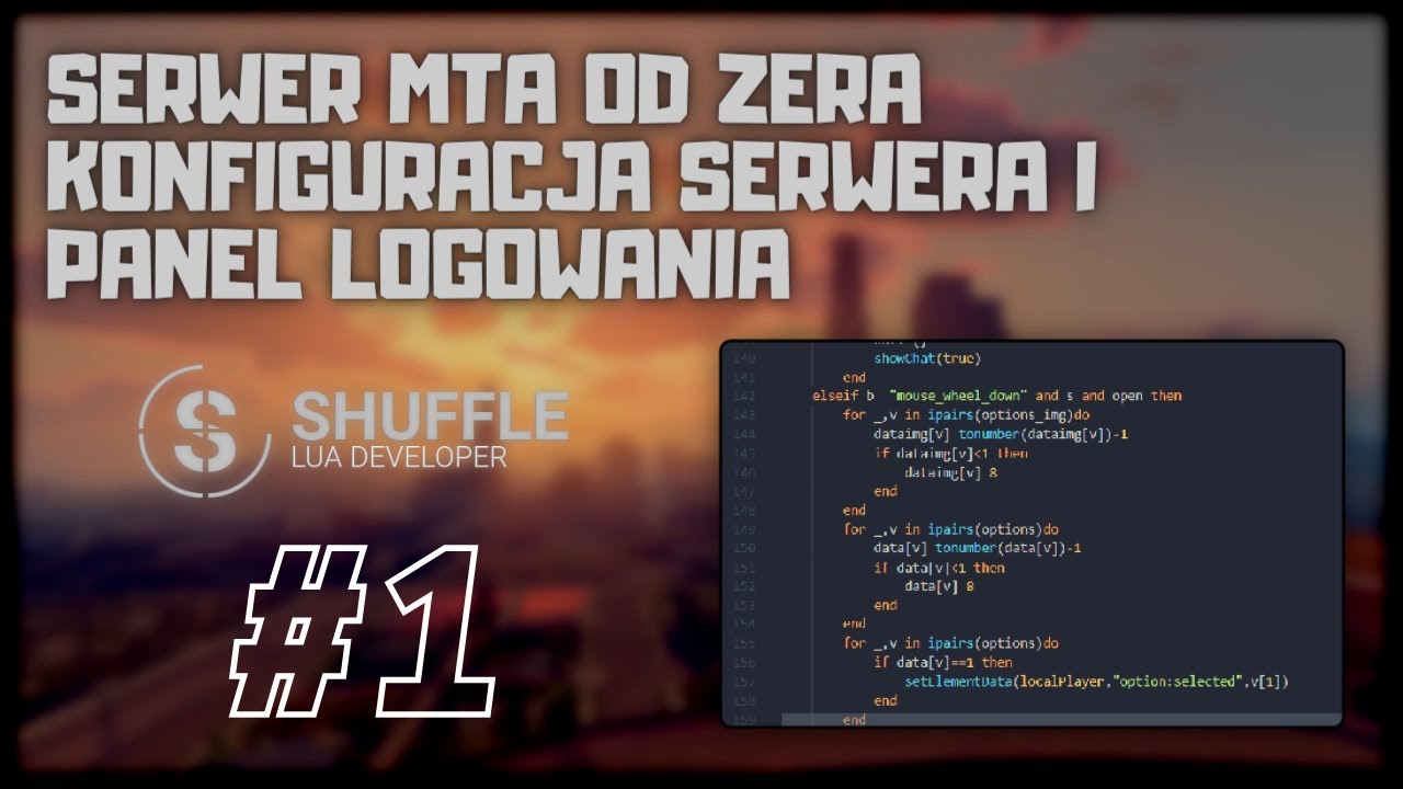 Serwer MTA od Zera | Konfiguracja serwera i Panel logowania # 1
