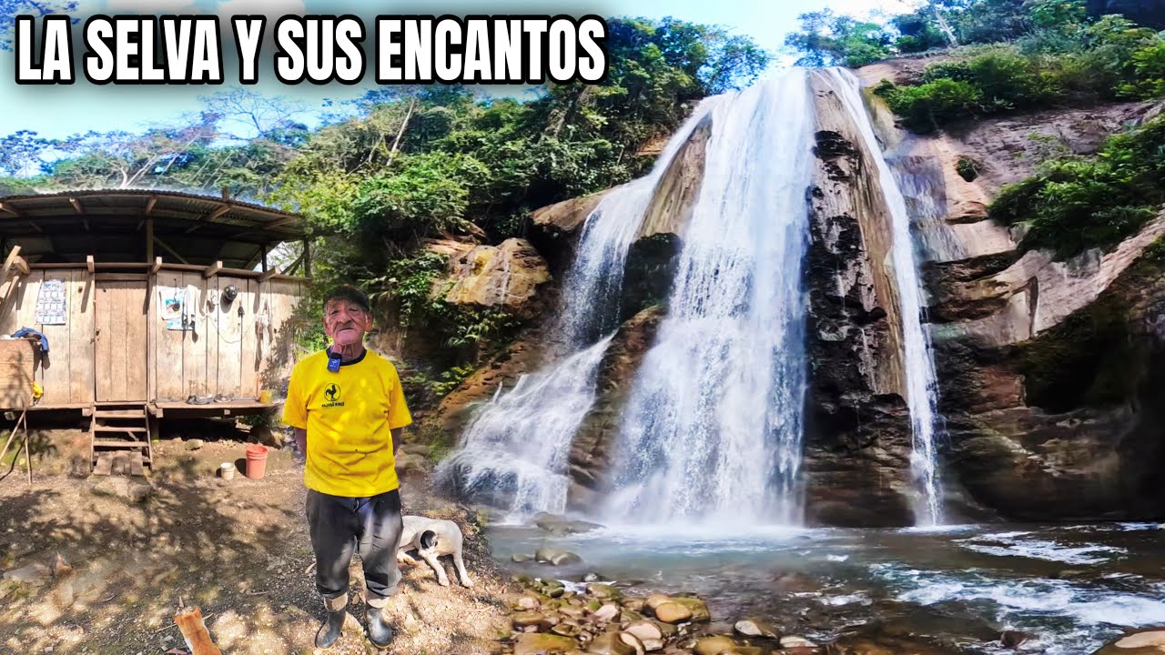 Así se VIVE en MEDIO del MONTE disfrutando RIOS, CATARATAS | Selva Central 