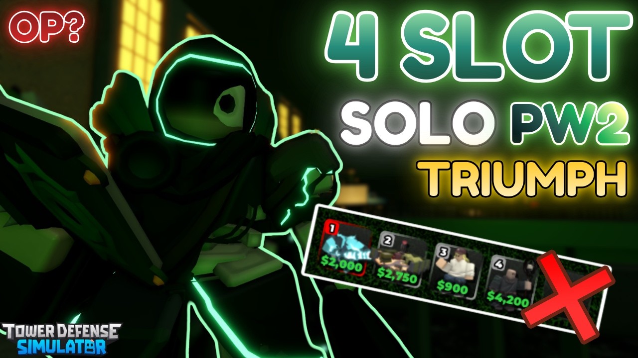 SOLO POLLUTED WASTELANDS 2 BUT I CAN ONLY USE 4 TOWERS | Roblox Tower Defense Simulator