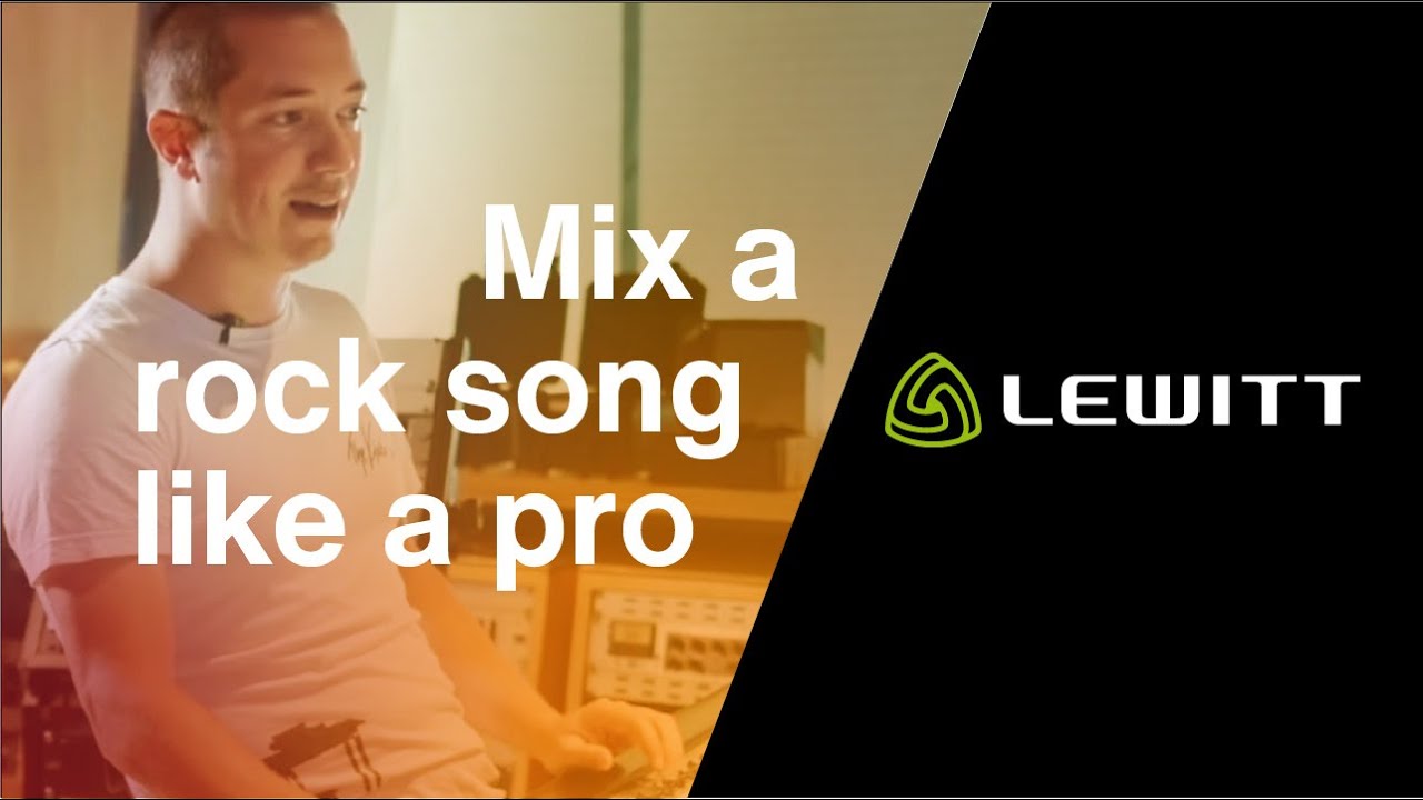 Mixing a rock song in a professional recording studio (Metropolis Studios in London)