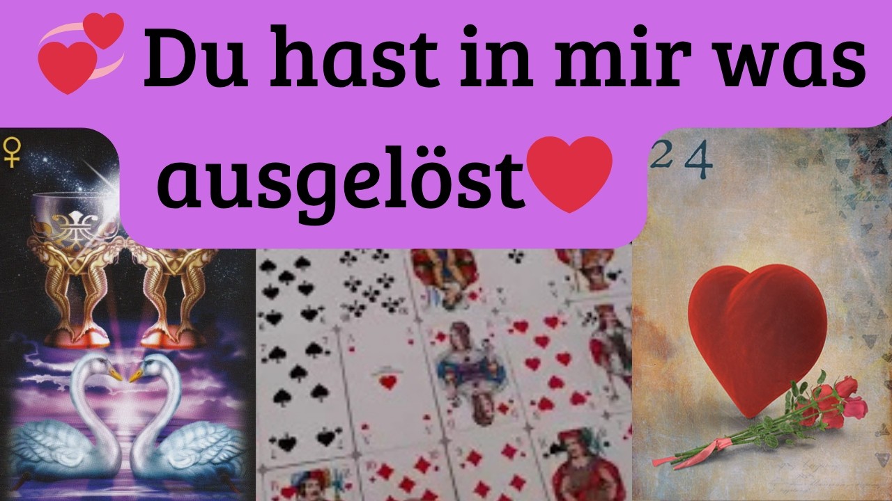 Der letzte KONTAKT mit DIR hat in mir was  AUSGEL&Ouml;ST | #tarot #love #like