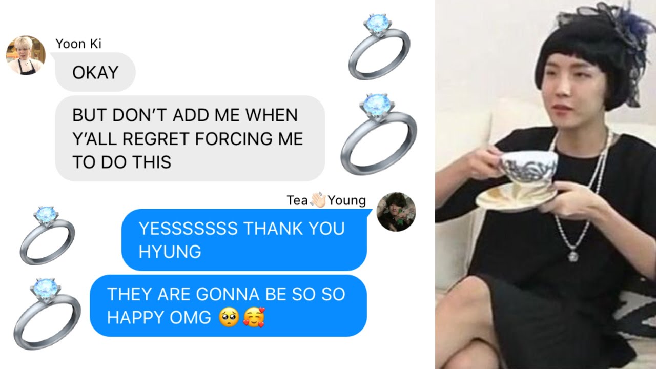 bts texts - the WEDDING