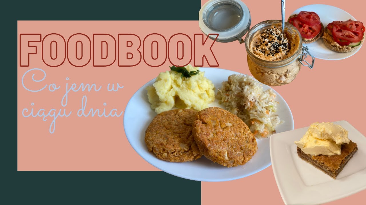 FOODBOOK czyli co jem w ciągu dnia| hummus, mielone z soczewicy, szarlotka, makaron aglio e olio #30