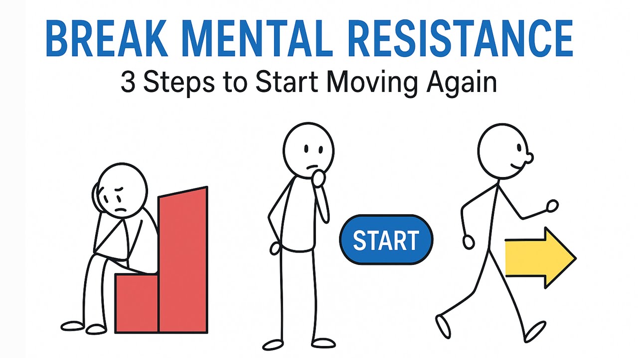 Break Mental Resistance &ndash; 3 Steps to Start Moving Again