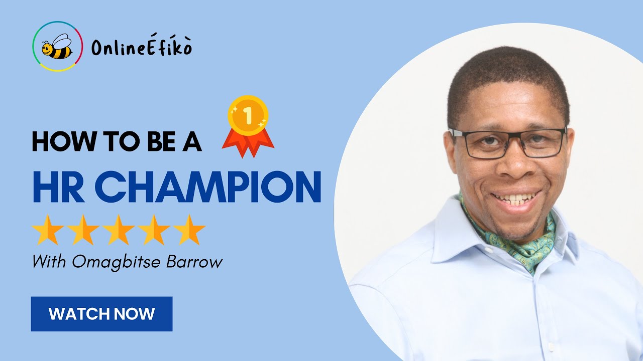 How To Be a HR CHAMPION