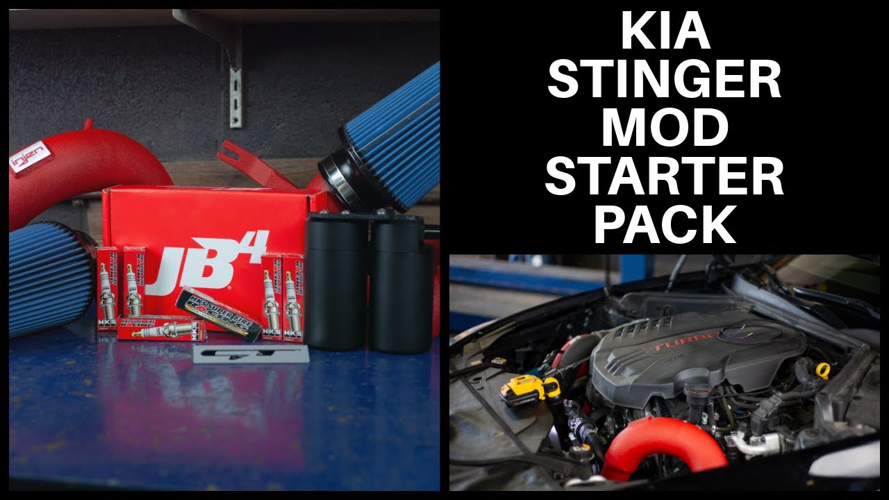 KIA STINGER MODS YOU SHOULDNT WAIT TO INSTALL - JB4, HKS M45IL, INJEN INTAKE, SXTH ELEMENT CATCH CAN