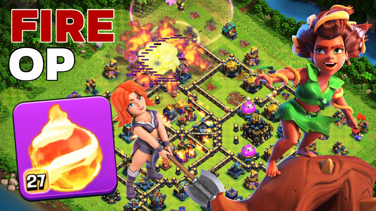 Unstoppable TH17 Warden Fireball Root Rider Valkyrie Wrecking Legend League Attacks!