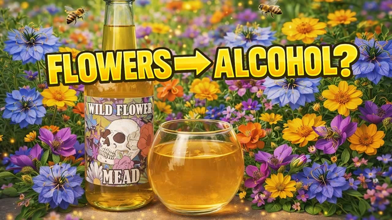 I made MEAD from random flowers!