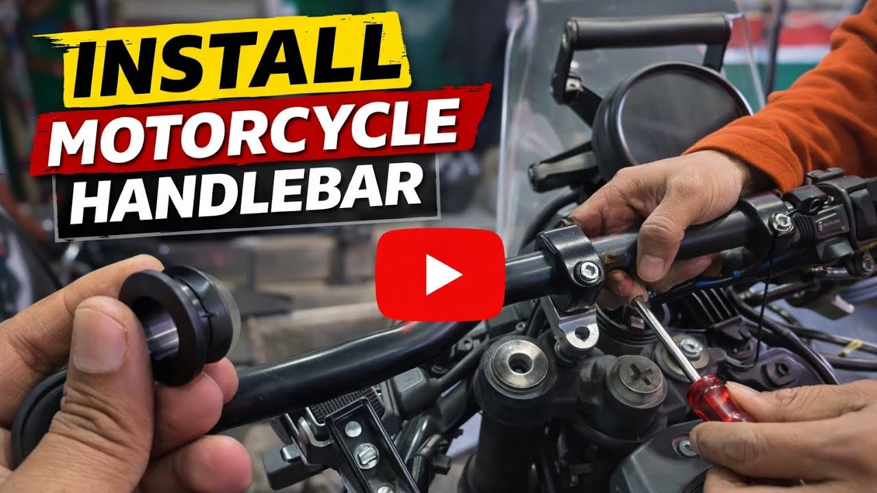 Himalayan 450 || Touring Handle Bar Installation || AOM Handlebar Only Rs 2100 || Best in Segment