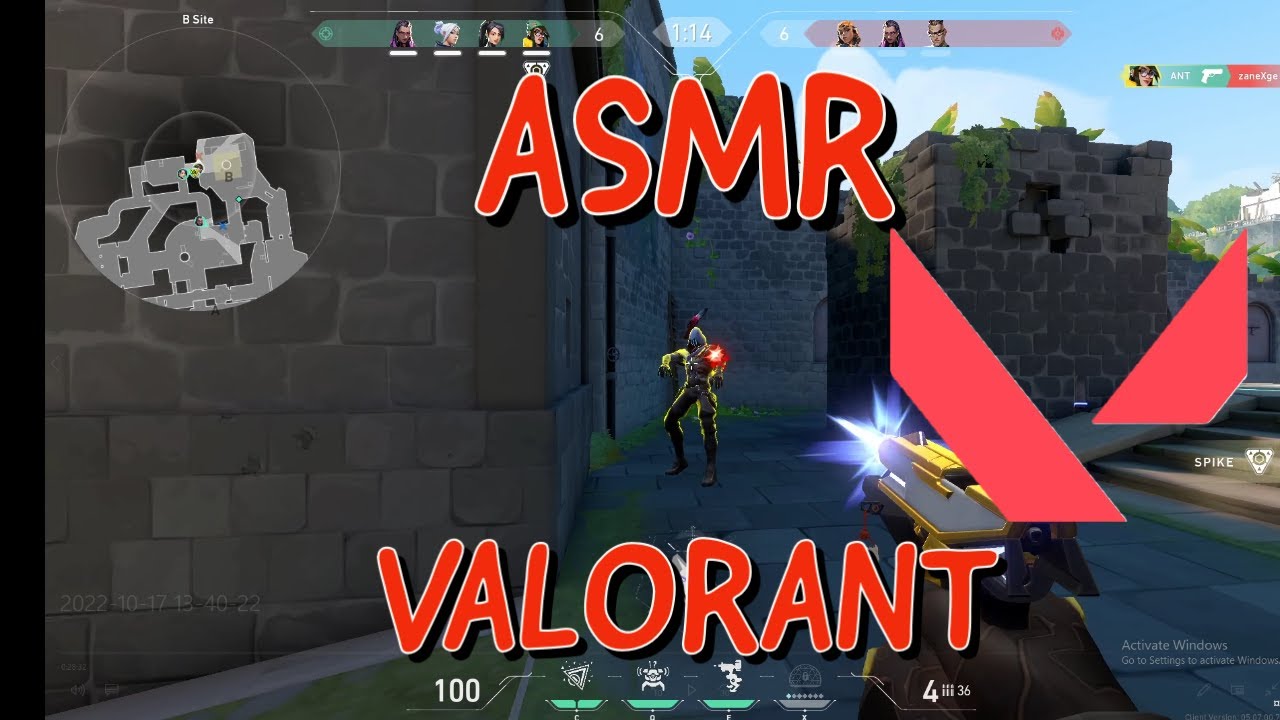 ASMR GAMING VALORANT I WENT OFF