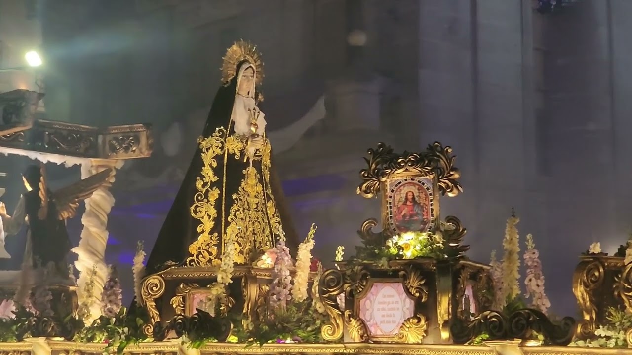 NUESTRA SEÑORA DE SOLEDAD | Procesión de Nuestra Señora de Soledad del Calvario Sábado de Gloria 25