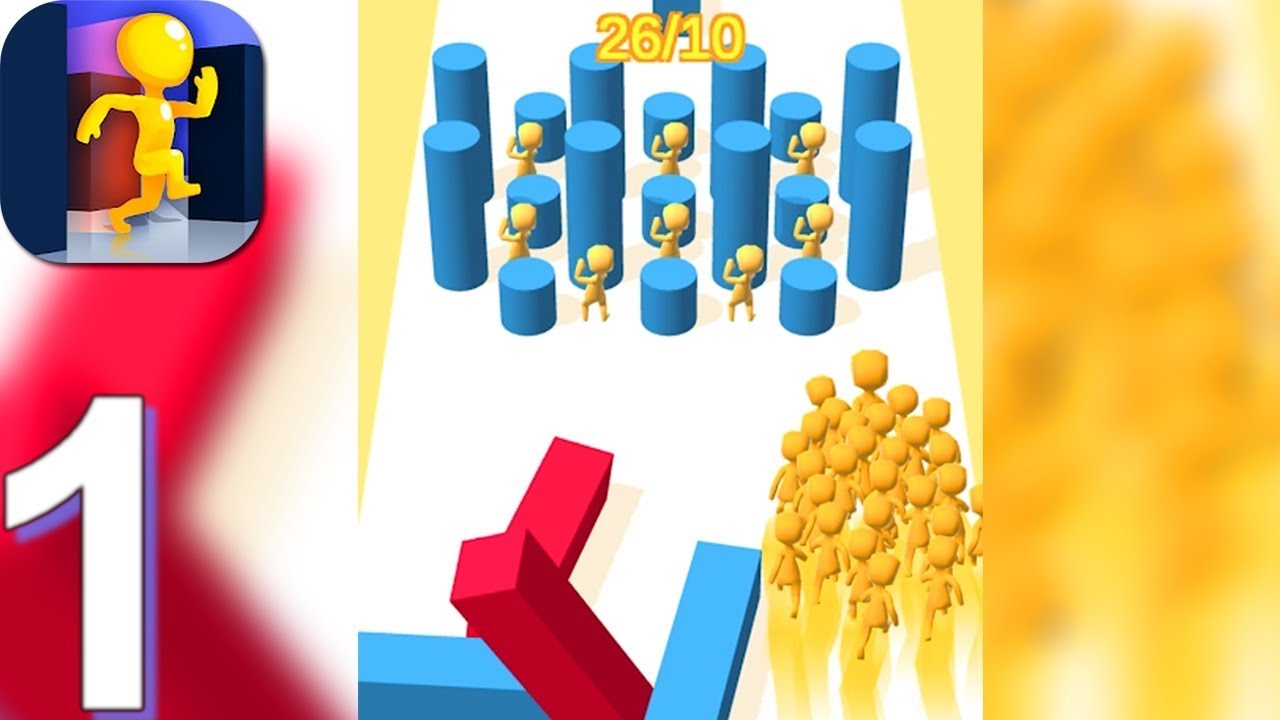 Party Race 3D Crowd Run - Gameplay Walkthrough Part 1 (Android)
