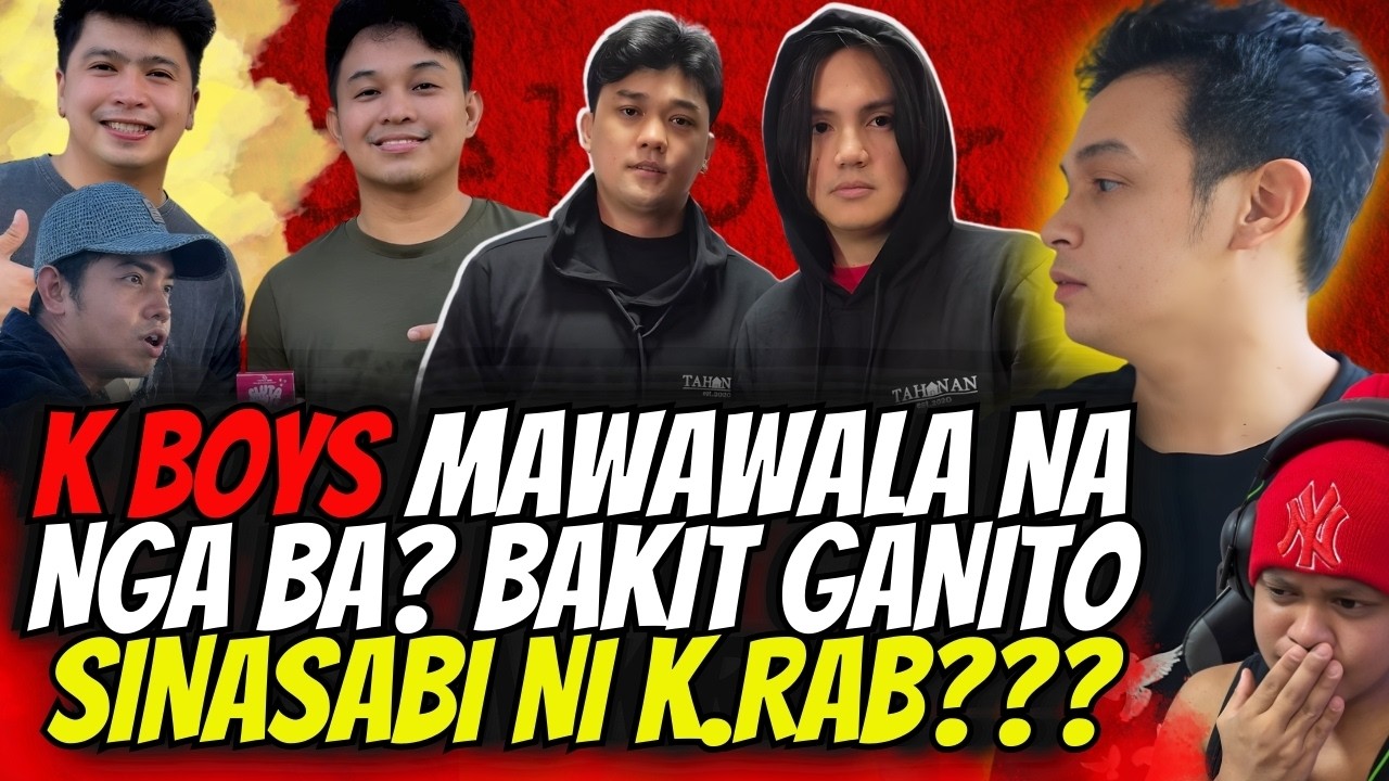 ⭕️HALA‼️K-BOYS TULUYAN NA NGA BANG MAWAWALA SA KALINGAP? K.RAB NAGPALIWANAG ANG TOTOONG DAHILAN!