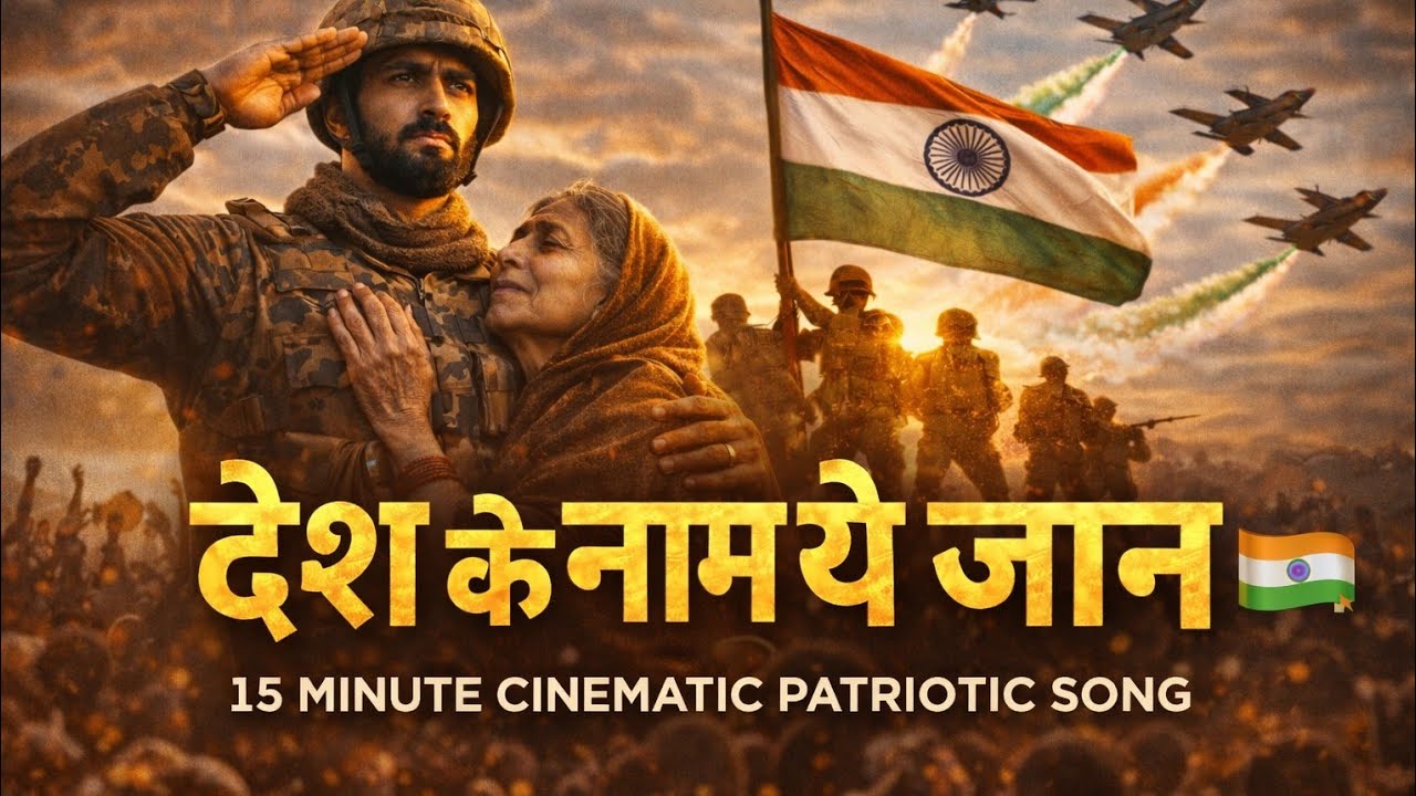 🇮🇳 देश के नाम ये जान | 15 Minute Cinematic Patriotic Song | Heart Touching Deshbhakti Anthem 2026