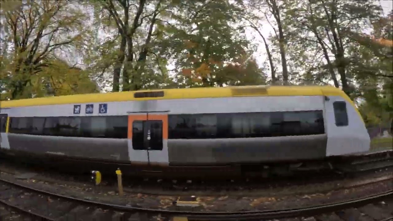 Ankommer Borås Central ombord på Västtåget från Göteborg 