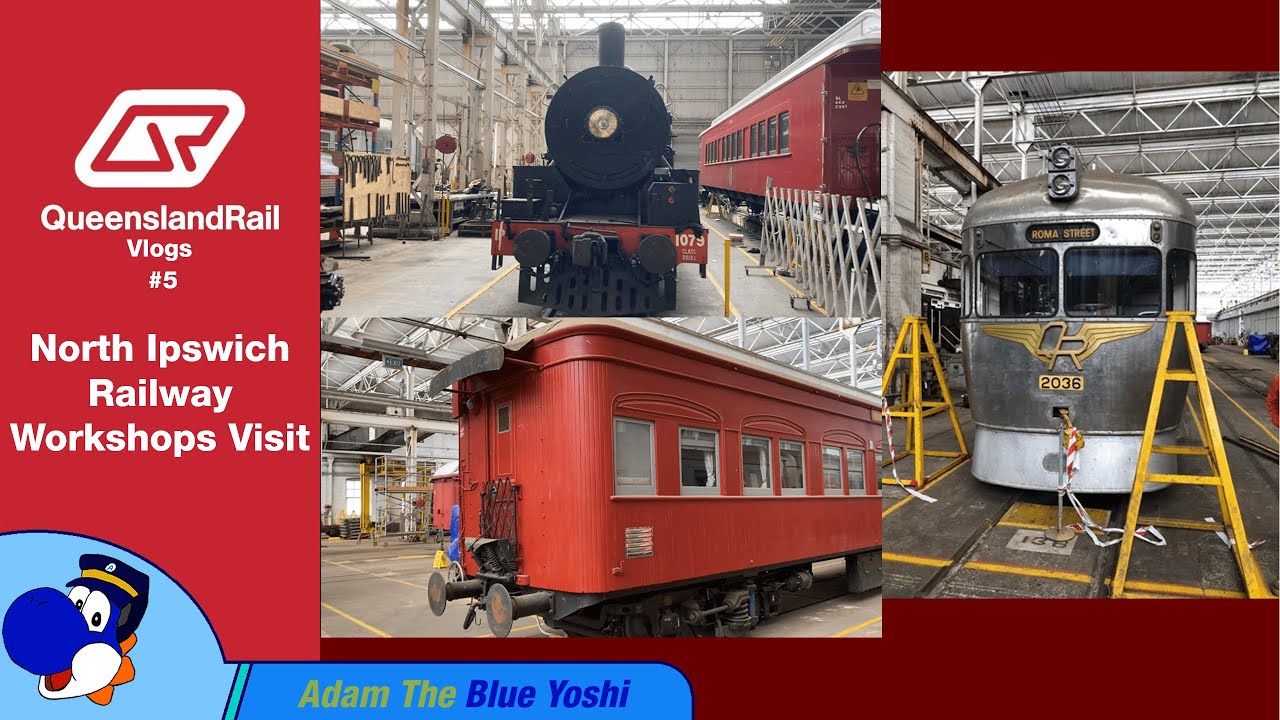 Queensland Rail Vlog #5 North Ipswich Railway Workshops Visit
