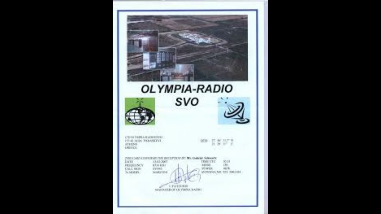 SVO Radio Olympia  8424 khz