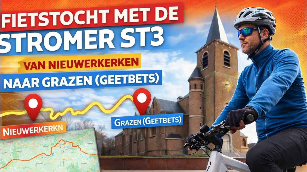 Met de Stromer ST3 van Nieuwerkerken  naar Grazen (Geetbets)