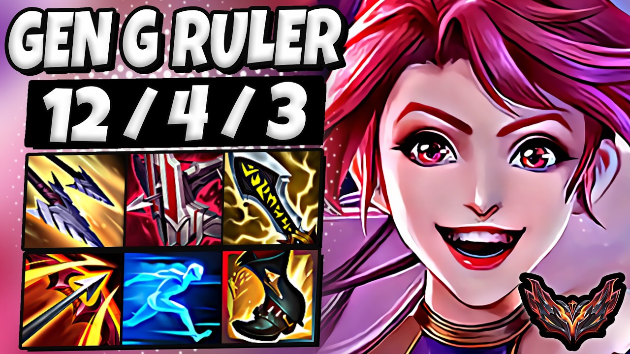 Jinx vs Kaisa ADC [ Gen.G Ruler ] Patch 25.19 Korea Grandmaster ✅