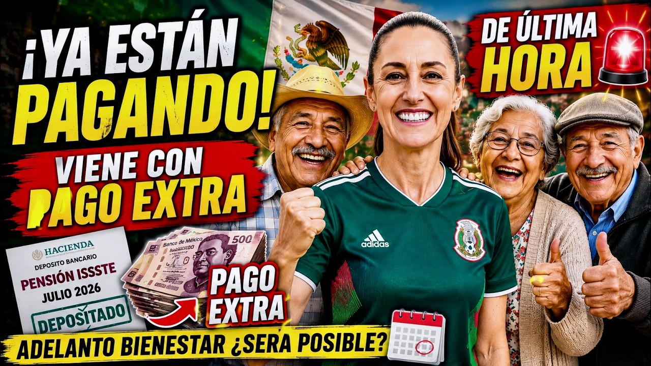 Excelente Noticia Pensionados Est&aacute;n PAGANDO y Viene con Extra BIENESTAR e ISSSTE Aqu&iacute; La Informaci&oacute;n