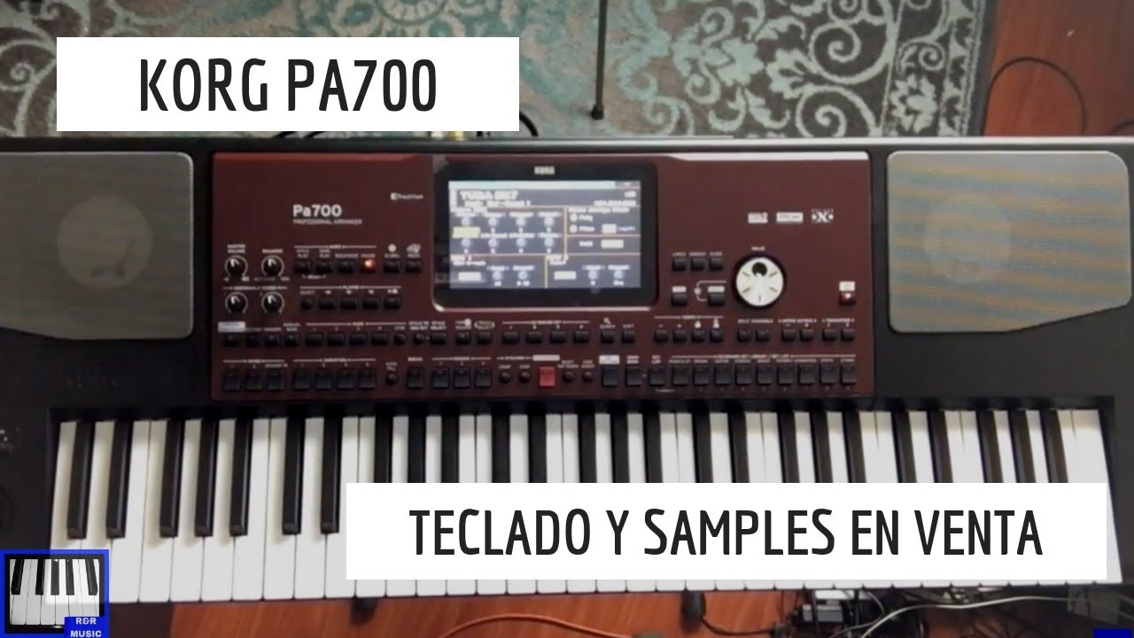 Korg PA700 RITMOS TECLADOS SAMPLES EN VENTA